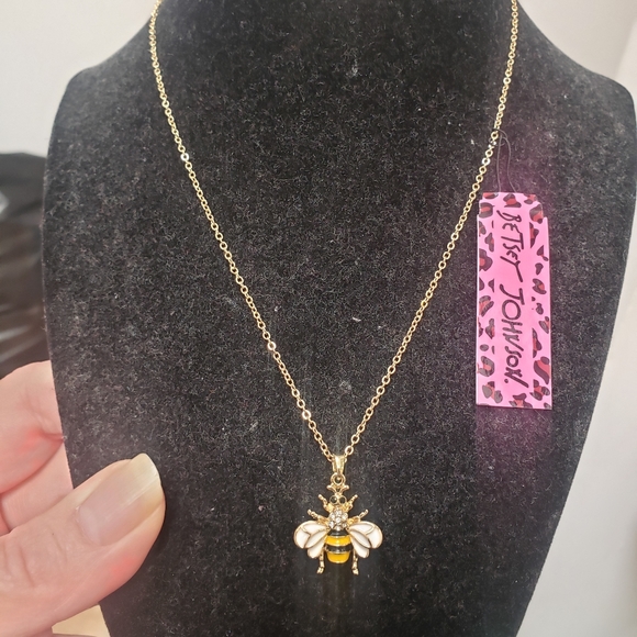 Betsey Johnson Bumble Bee Necklace 